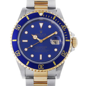 ロレックス サブマリーナ デイト 16613 ブルー