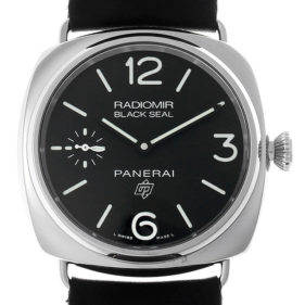 パネライ ラジオミール ブラックシール ロゴ 3DAYS アッチャイオ 45mm ブラック PAM00754