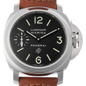 パネライ ルミノール マリーナ ロゴ アッチャイオ ブラック PAM01005