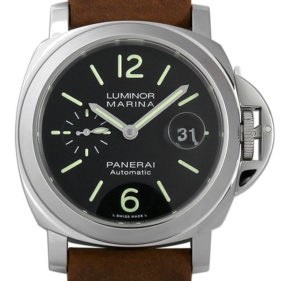 パネライ ルミノール マリーナ アッチャイオ 44mm ブラック PAM01104