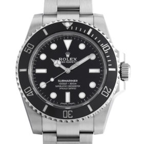 ロレックス サブマリーナ ノンデイト 114060 ブラック 最新保証書