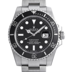 ロレックス サブマリーナ デイト 116610LN ブラック 最新保証書