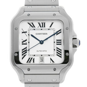 カルティエ サントス ドゥ カルティエ LM シルバー WSSA0009