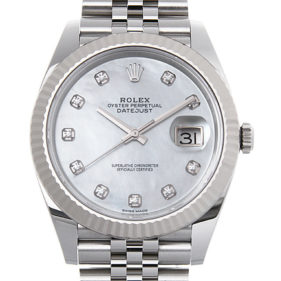 ロレックス デイトジャスト41 126334NG ジュビリーブレス ホワイトシェル