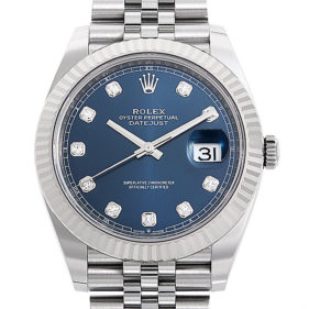 ロレックス デイトジャスト41 126334G ジュビリーブレス ブルー