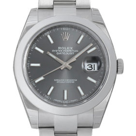 ロレックス デイトジャスト41 126300 オイスターブレス グレー