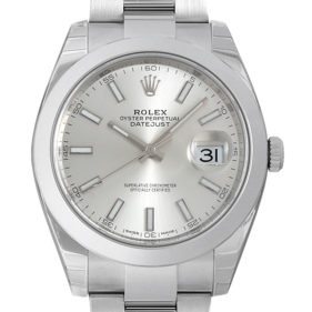 ロレックス デイトジャスト41 126300 オイスターブレス シルバー