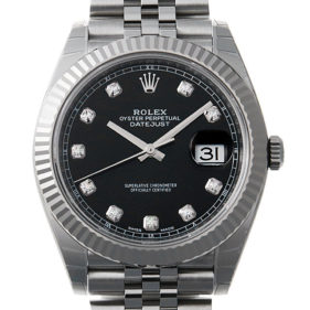 ロレックス デイトジャスト41 126334G ジュビリーブレス ブラック