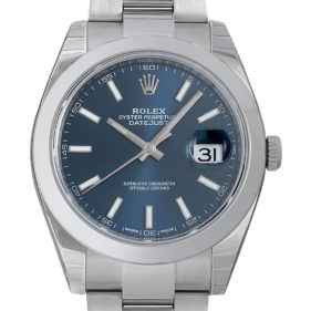 ロレックス デイトジャスト41 126300 オイスターブレス ブルー