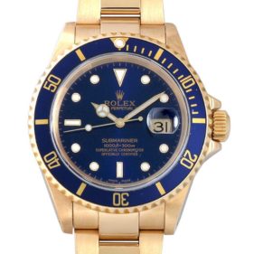 ロレックス サブマリーナ デイト 16618 ブルー
