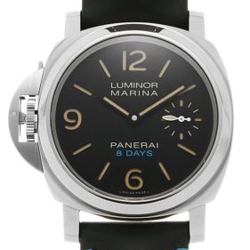 パネライ ルミノール レフトハンド 8DAYS アッチャイオ ブラック PAM00796