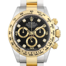 ロレックス コスモグラフ デイトナ 8Pダイヤ ブラック 116503G 新型ダイヤル
