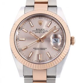 ロレックス デイトジャスト41 オイスターブレス サンダスト 126331