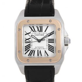 カルティエ サントス100 MM シルバー W20107X7