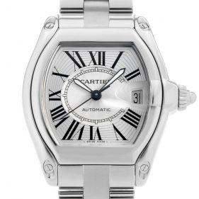 カルティエ ロードスターLM シルバー W62025V3