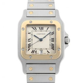 カルティエ サントスガルベLM ホワイト W20011C4