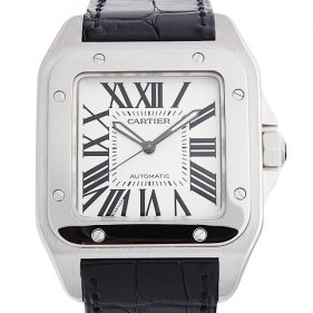 カルティエ サントス100 LM シルバー W20073X8
