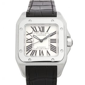 カルティエ サントス100 MM シルバー W20106X8