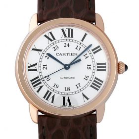 カルティエ ロンドソロ ドゥカルティエ LM シルバー W2RN0008