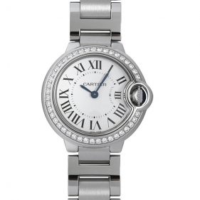 カルティエ バロンブルー DIA巻 シルバー W4BB0015