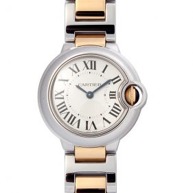 カルティエ バロンブルー SM シルバー W69007Z3