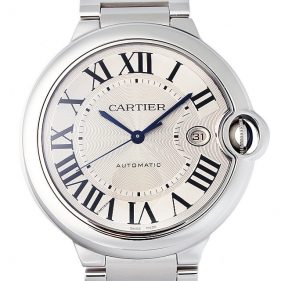 カルティエ バロンブルー LM シルバー W69012Z4