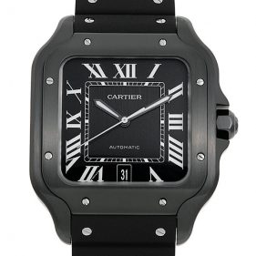 カルティエ サントス ドゥ カルティエ LM ブラック WSSA0039