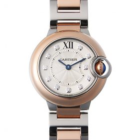 カルティエ バロンブルー SM シルバー W3BB0005