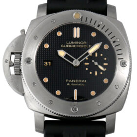 パネライ ルミノール サブマーシブル 1950 レフトハンド 3 DAYS チタニオ 47mm ブラック PAM00569