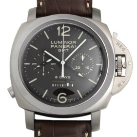 パネライ ルミノール 1950 8DAYS モノプルサンテ GMT ブラウン PAM00311