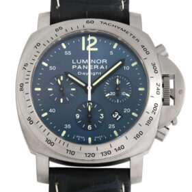 パネライ ルミノール クロノグラフ デイライト ブルー PAM00326