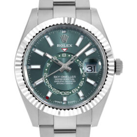 ロレックス スカイドゥエラー オイスター ミントグリーン 336934