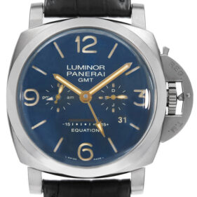パネライ ルミノール イクエーション オブ タイム GMT チタニオ ブルー PAM00670