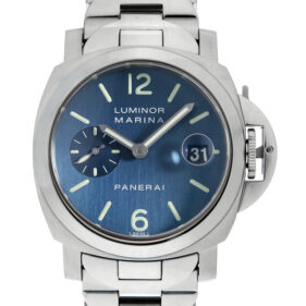 パネライ ルミノール マリーナ 40mm ブルー PAM00120