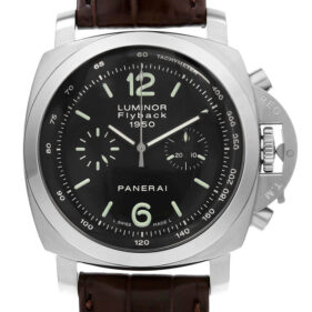 パネライ ルミノール 1950 フライバック クロノグラフ ブラック PAM00212