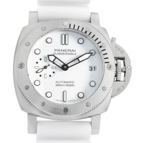パネライ サブマーシブル ビアンコ 42mm  ホワイト PAM01223