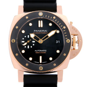 パネライ サブマーシブル ゴールドテック 42mm ブラック PAM00974