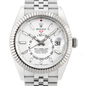 ロレックス スカイドゥエラー ジュビリーブレス ホワイト 336934