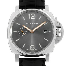 パネライ ルミノール ドゥエ 3DAYS アッチャイオ 42mm グレー PAM01250
