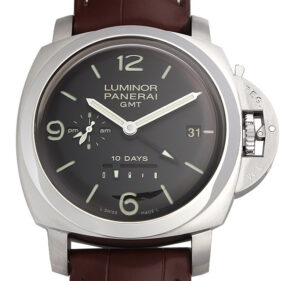 パネライ ルミノール 1950 10DAYS GMT ブラック PAM00270