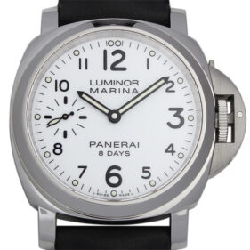 パネライ ルミノール マリーナ 8DAYS アッチャイオ  ホワイト PAM00563