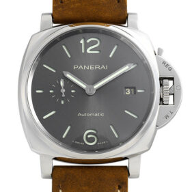 パネライ ルミノール ドゥエ 3DAYS アッチャイオ 42mm グレー PAM00904