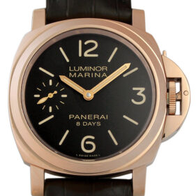 パネライ ルミノール マリーナ 8DAYS オロロッソ ブラウン PAM00511