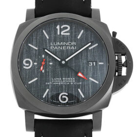 パネライ ルミノール ルナ･ロッサ GMT 44mm 世界限定1036本 ダークグレー PAM01036