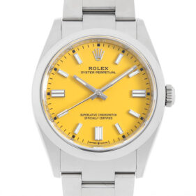 ロレックス オイスターパーペチュアル36 イエロー 126000