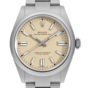 ロレックス オイスターパーペチュアル41 ベージュ 134300
