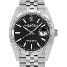 ロレックス デイトジャスト36 126234 ジュビリーブレス ブラック