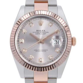 ロレックス デイトジャスト41 126331G オイスターブレス サンダスト