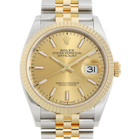 ロレックス デイトジャスト36 126233 ジュビリーブレス シャンパン