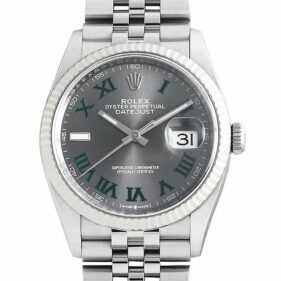 ロレックス デイトジャスト36 126234 ジュビリーブレス スレートローマ